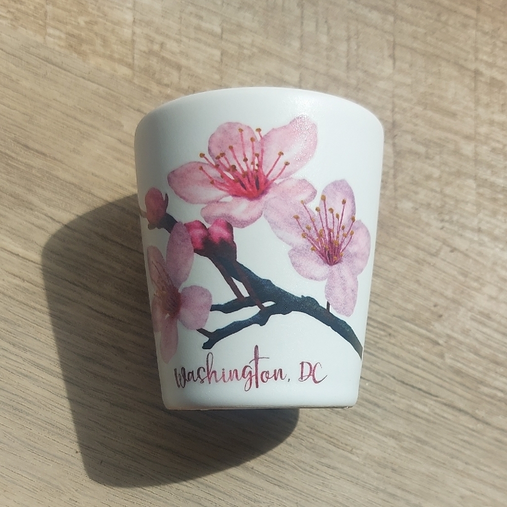 Cherry Blossom Ceramic Cup - Shot Glass Or Tea Vessel